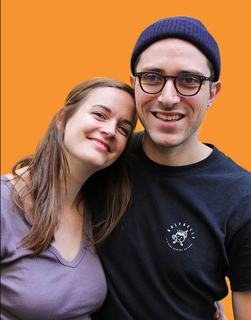 Portait de Sarah Mouchot et Nicolas Alary.